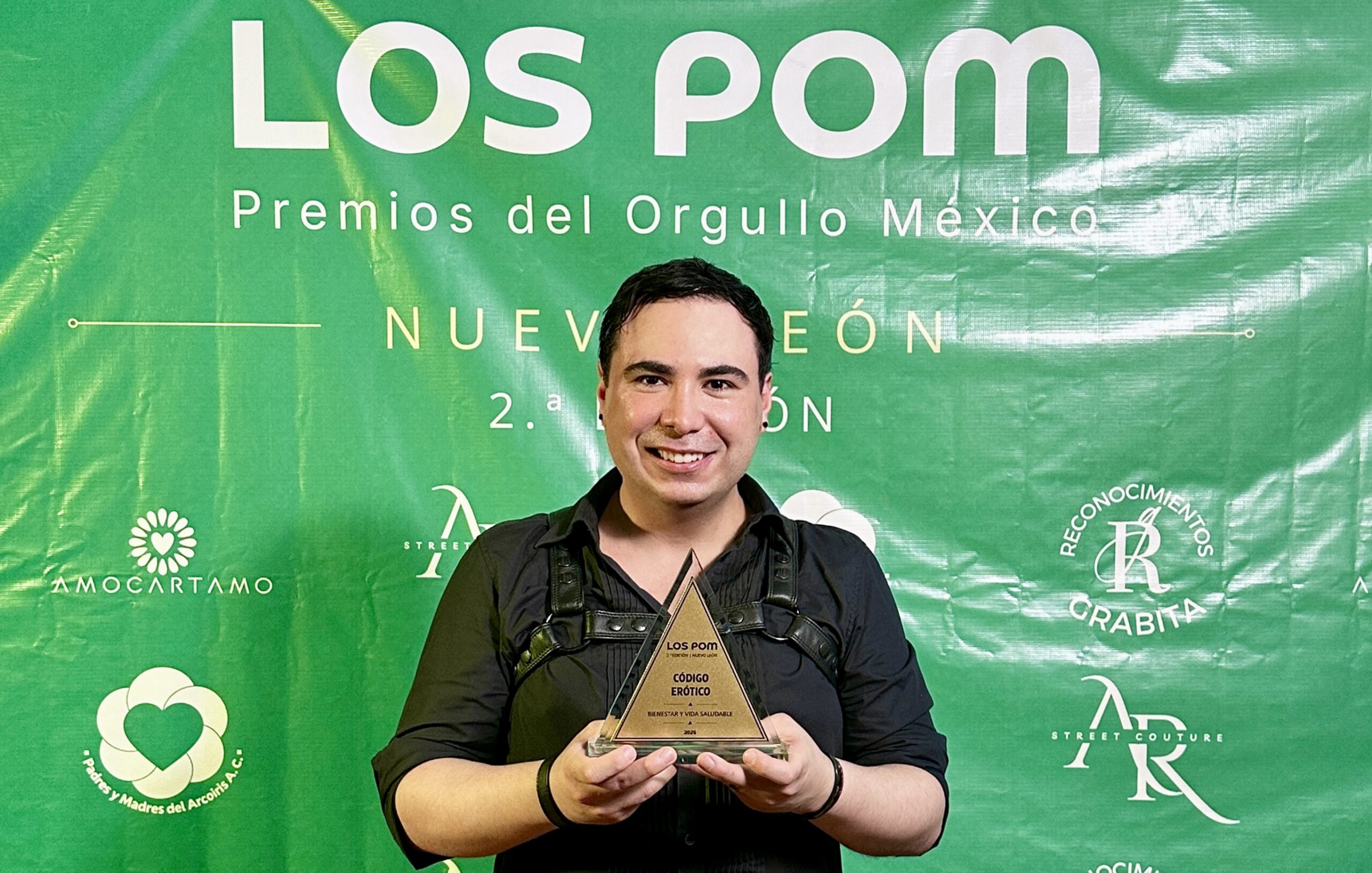Código Erótico recibe el Premio del Orgullo México Nuevo León en Bienestar y Vida Saludable
